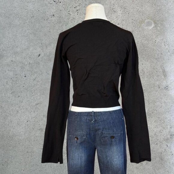 Vintage black cropped cardigan - Picture 7 of 7